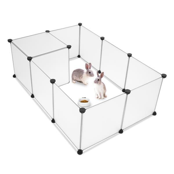 Large Portable Adaptable Metal and Plastic Puppy or Small Animal Playpen