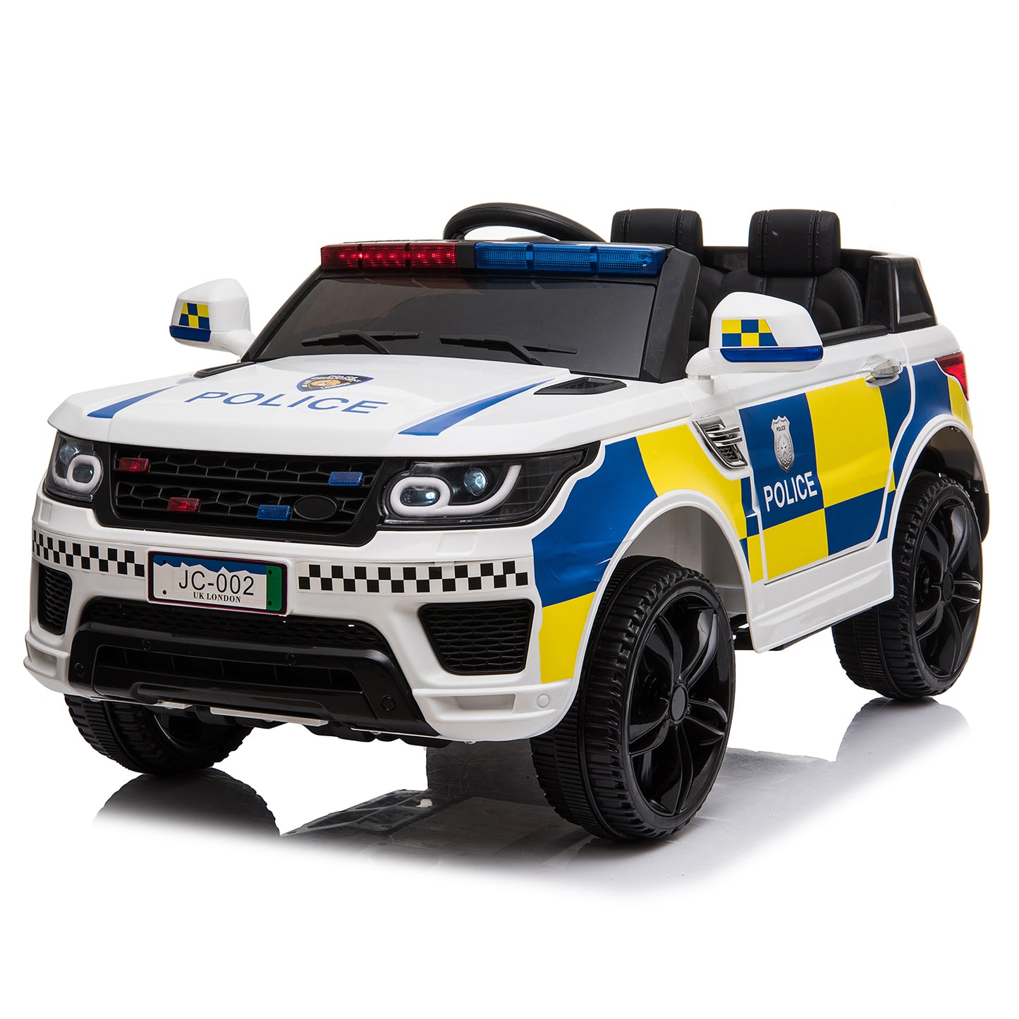 LEADZM Dual Drive 12V 7Ah Police Car with 2.4G Remote Control