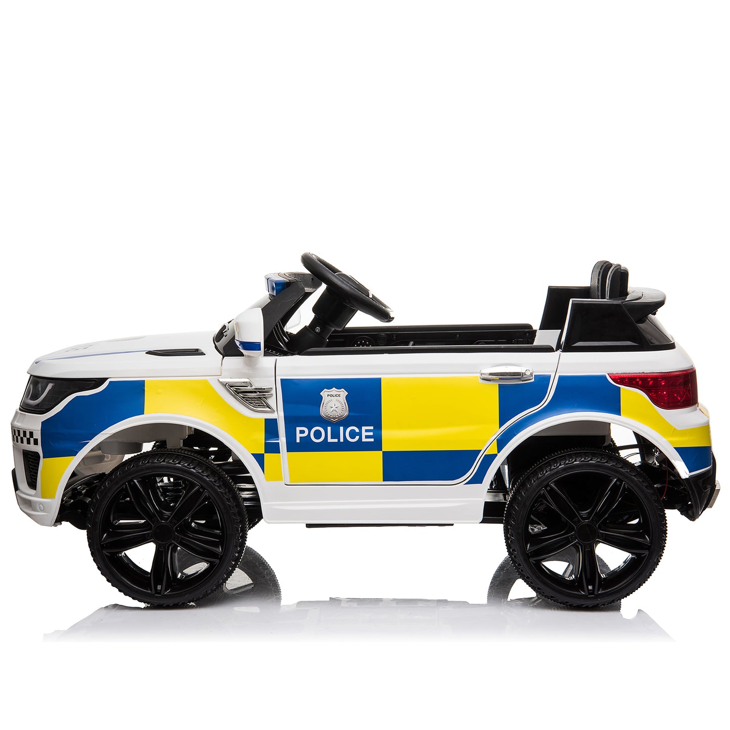 LEADZM Dual Drive 12V 7Ah Police Car with 2.4G Remote Control