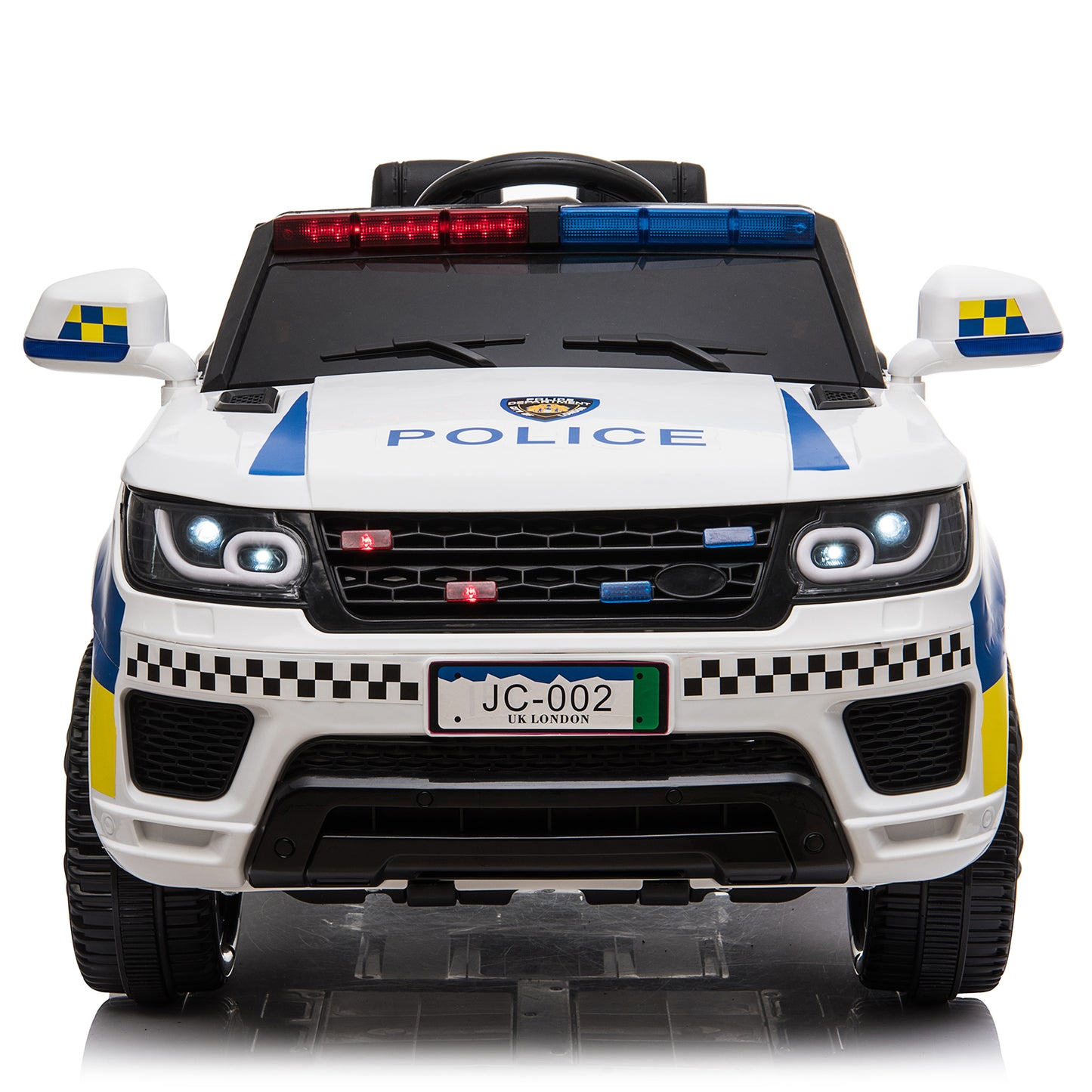 LEADZM Dual Drive 12V 7Ah Police Car with 2.4G Remote Control