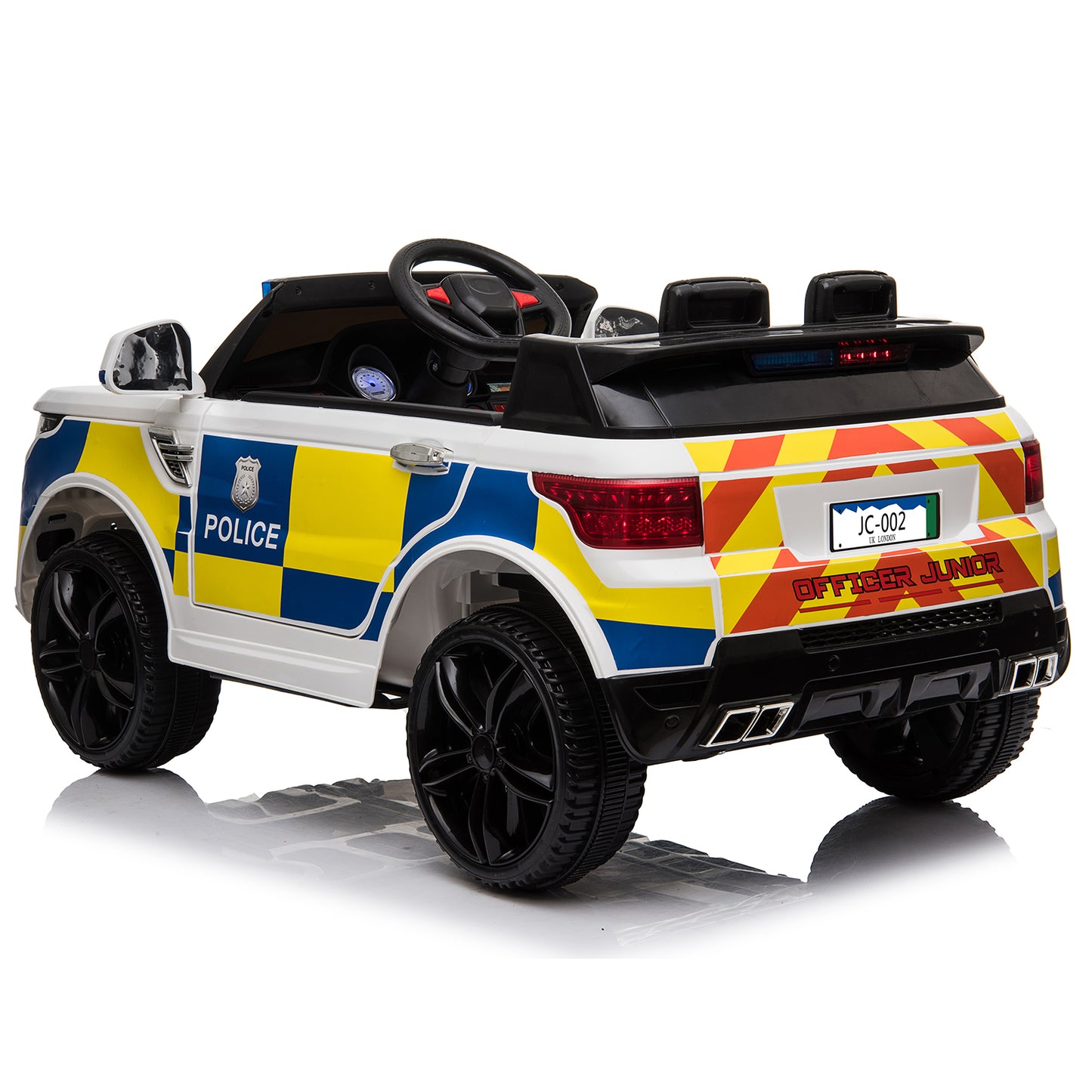 LEADZM Dual Drive 12V 7Ah Police Car with 2.4G Remote Control