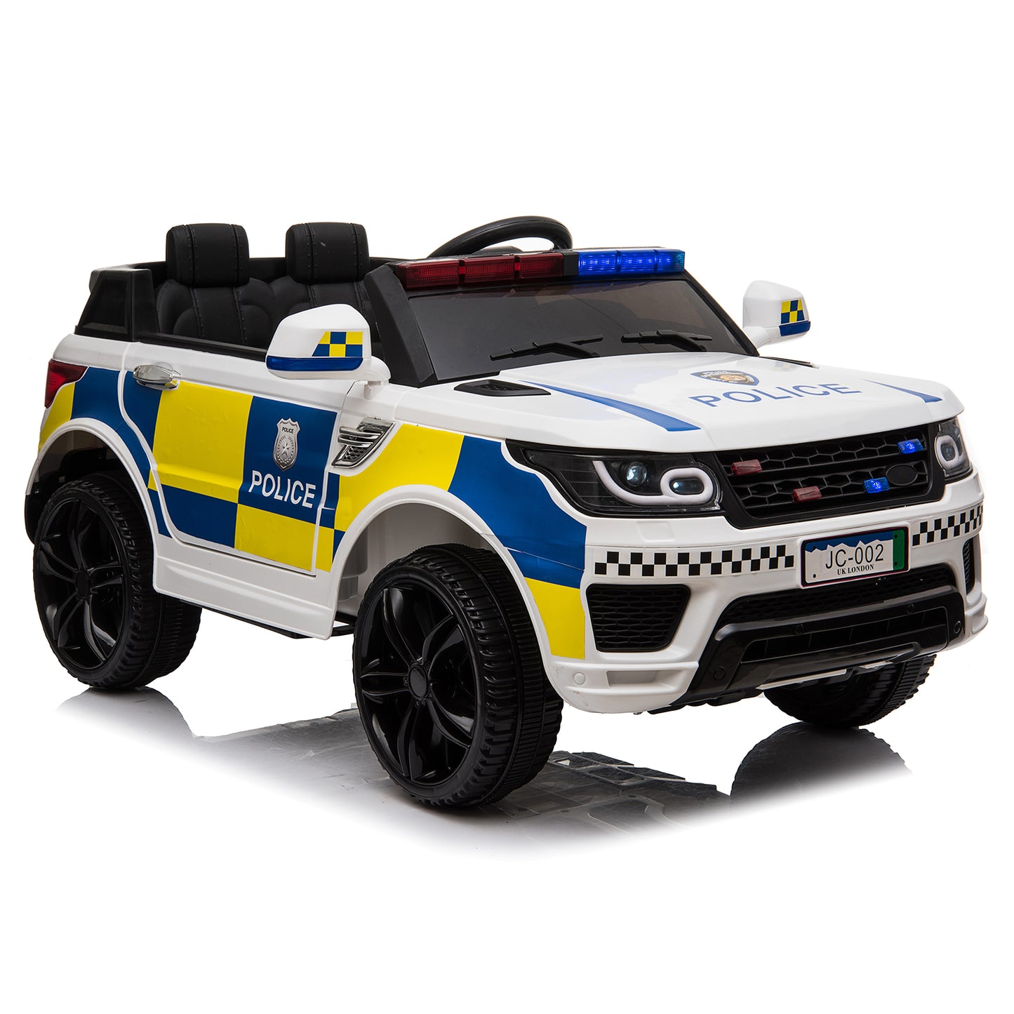 LEADZM Dual Drive 12V 7Ah Police Car with 2.4G Remote Control