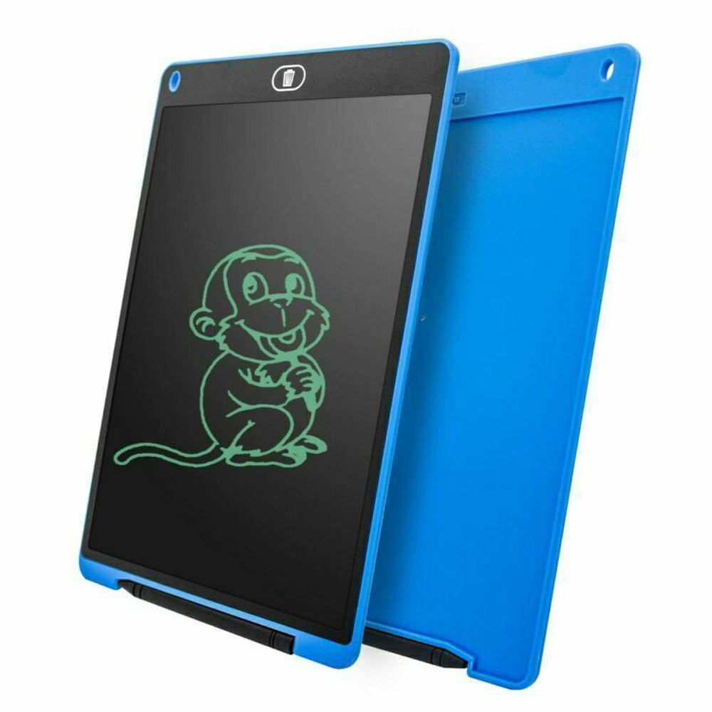 12" LCD Battery Operated Electronic Drawing and Writing Screen in Blue