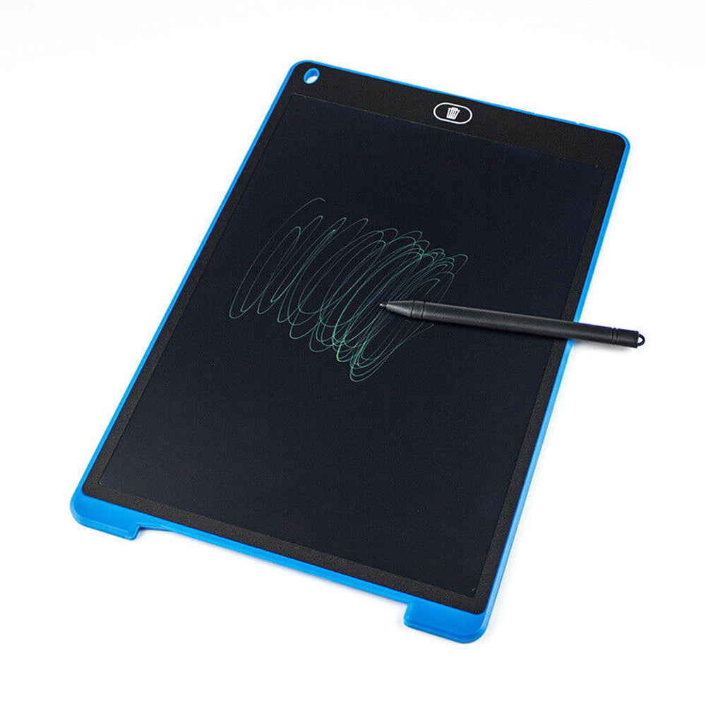 12" LCD Battery Operated Electronic Drawing and Writing Screen in Blue