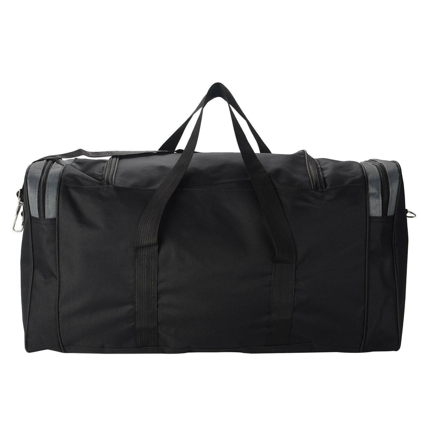 Large 2ft / 60cm Travel, Gym, Exercise and Sports Duffle Shoulder Holdall Bag in Black