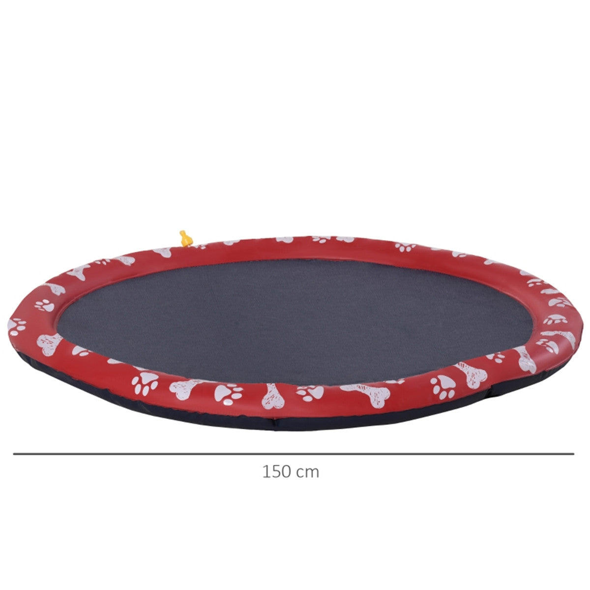 170CM Pet Sprinkler Splash Pool in Red and Blue