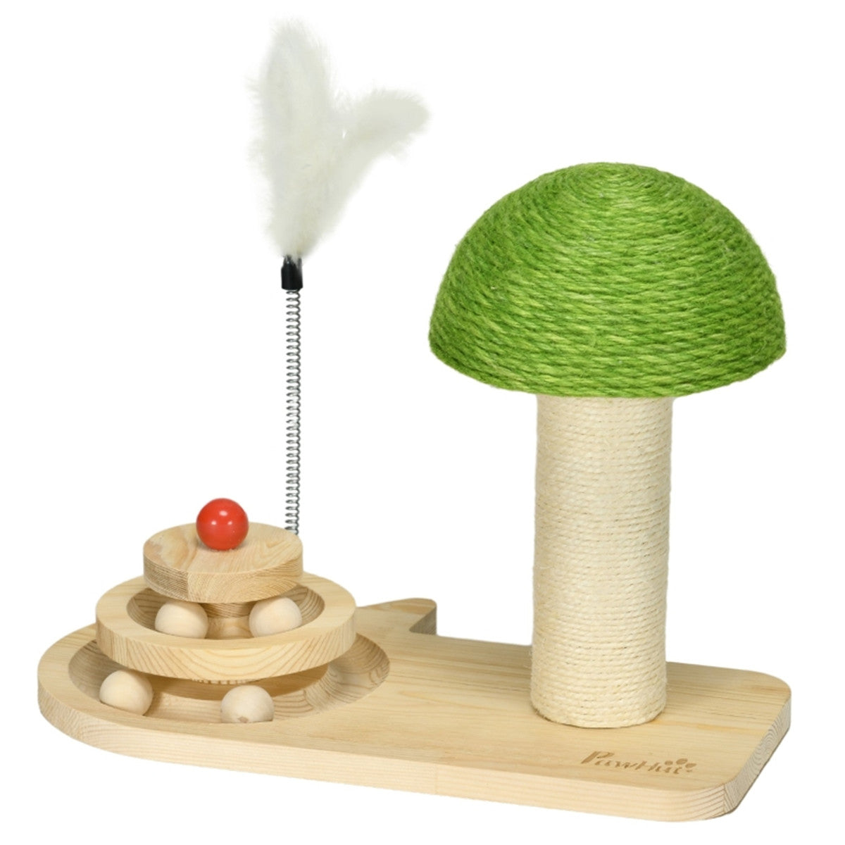 Cute Mushroom Shaped Platform Cat Scratching Post