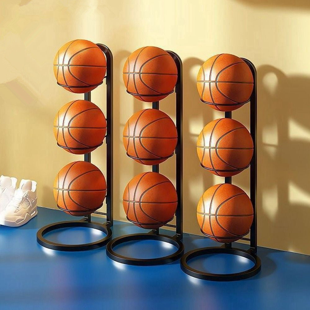 Ball Storage Rack for Indoors or Outdoors In White