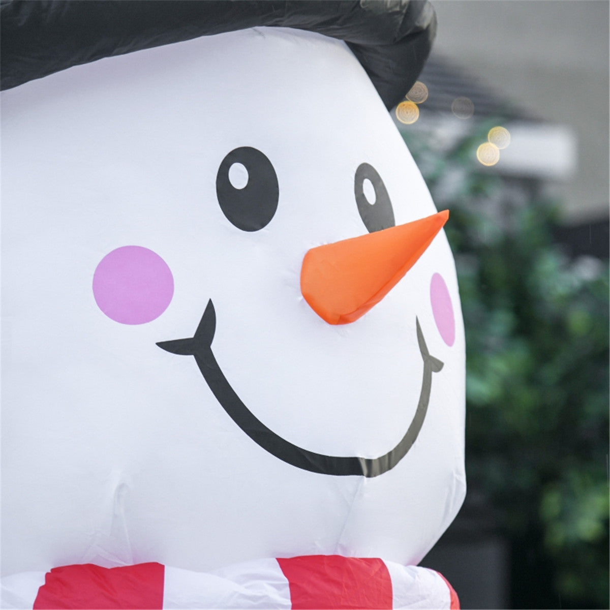 8ft LED Lit Inflatable Christmas Snowman