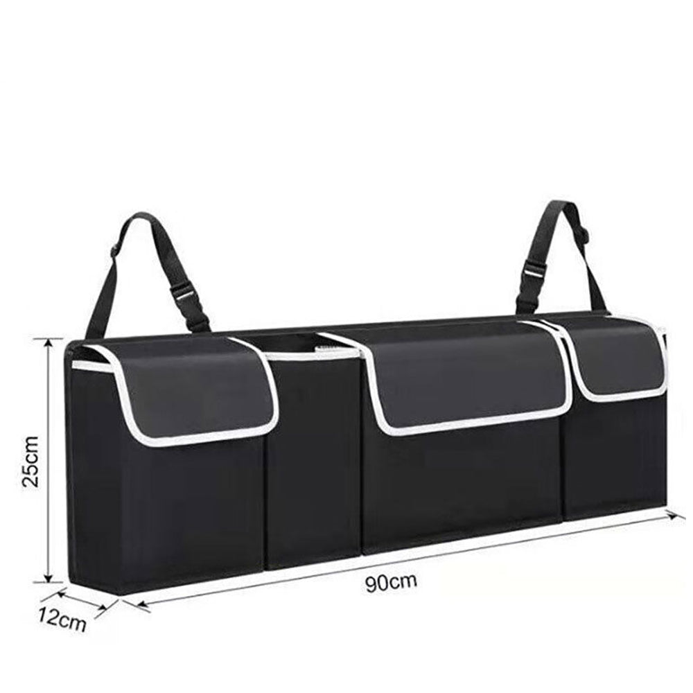 Large Car Boot / Back Seat Organiser in Black