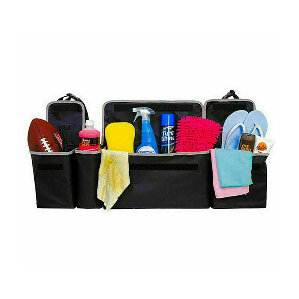 Large Car Boot / Back Seat Organiser in Black