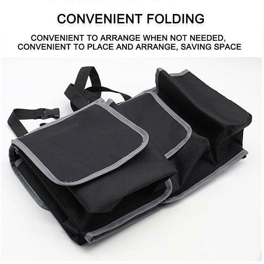 Large Car Boot / Back Seat Organiser in Black