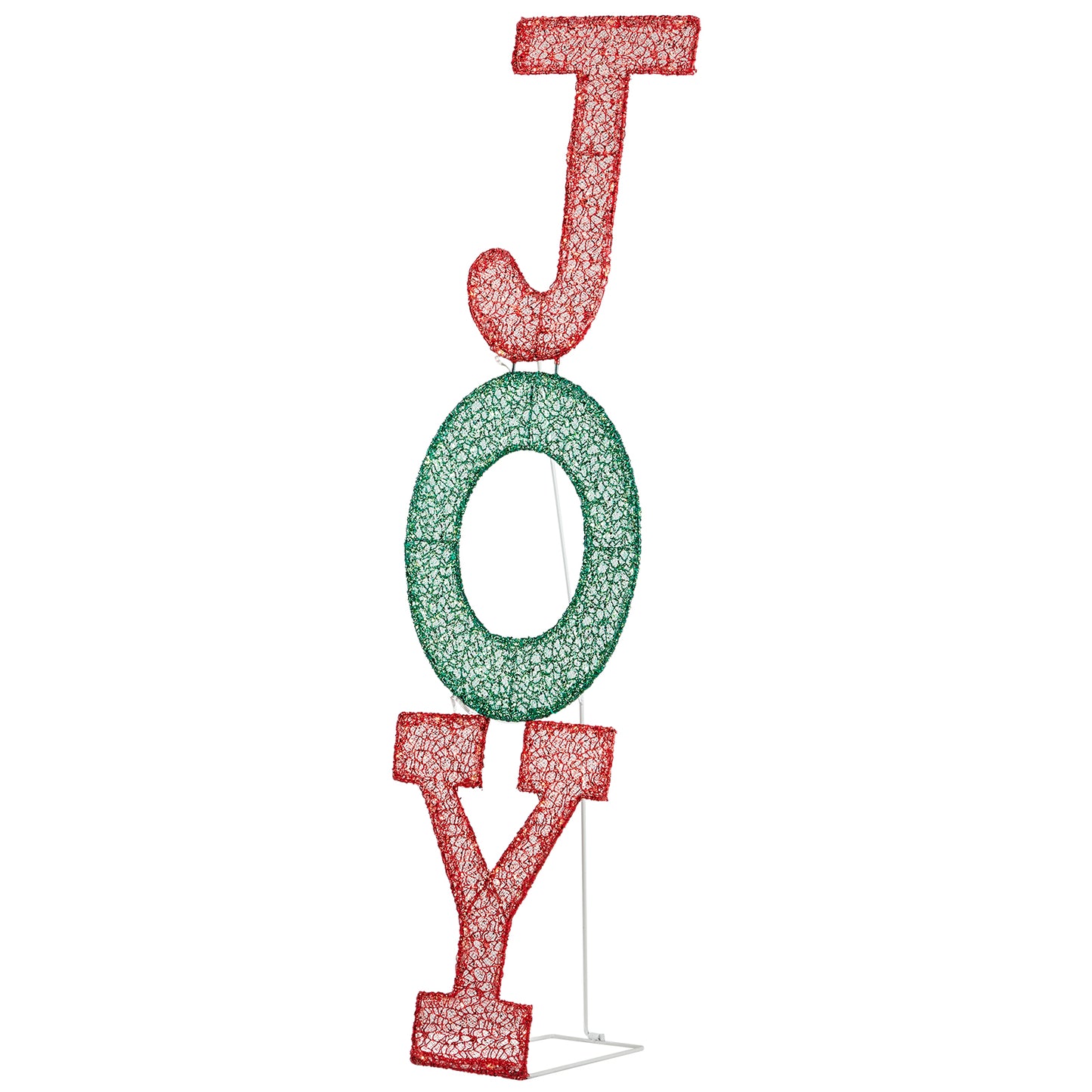 LED Lit Large Christmas JOY Letters