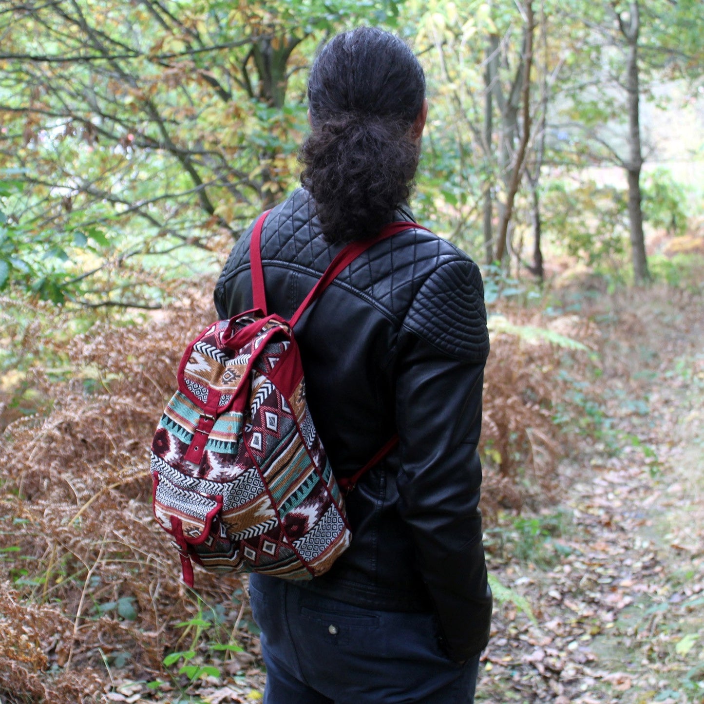 Handmade Jacquard Backpack, Sling and Student Bags / Various Styles and Colours