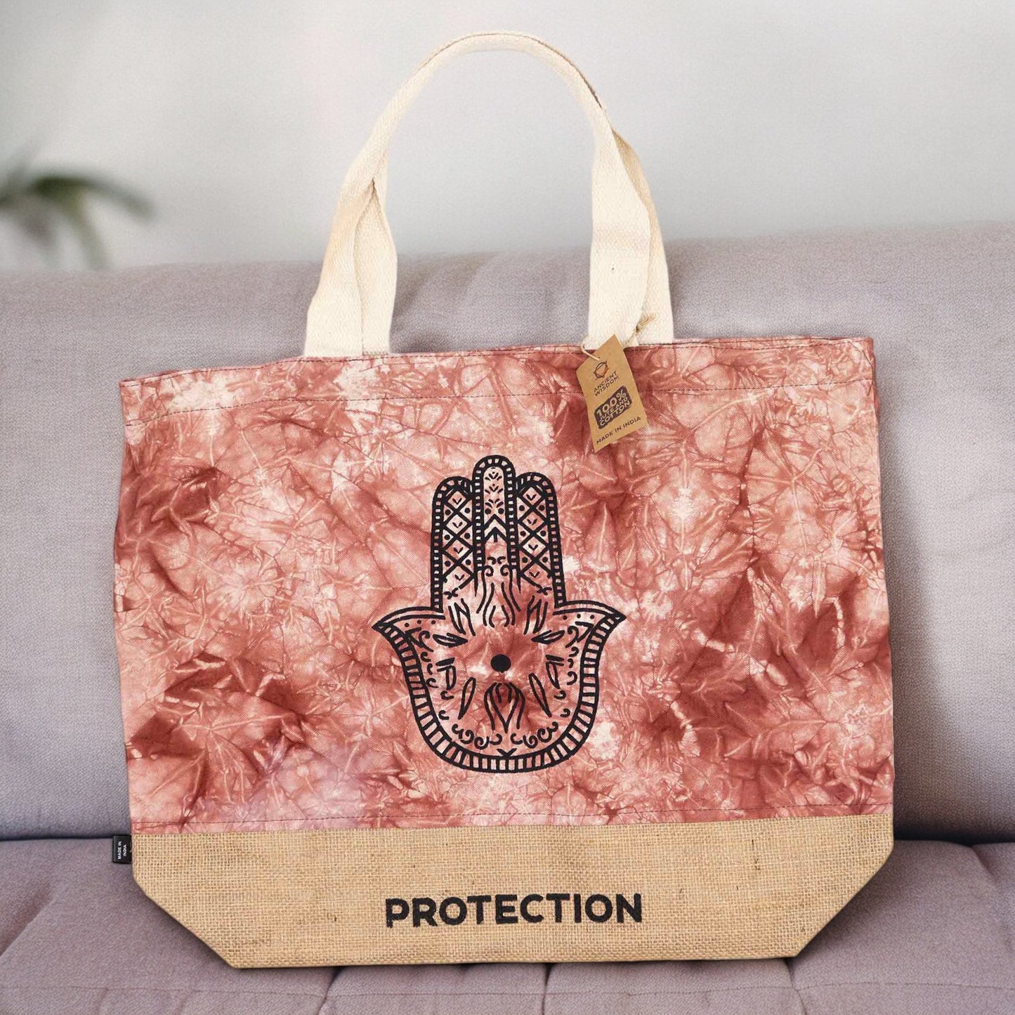 All Natural Eco-Friendly Tote Bags / Various Colours and Meanings