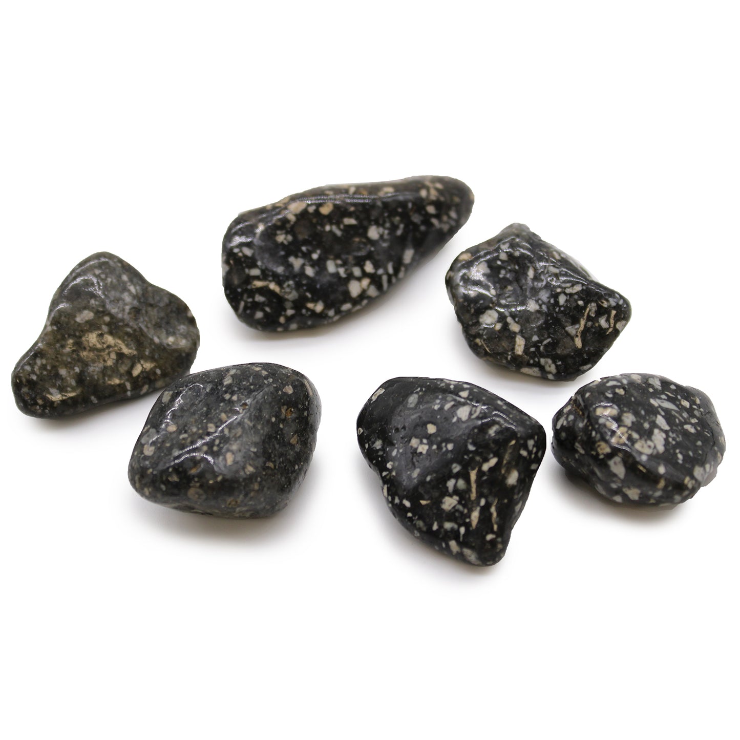 6 x Large / Naturally Selected African Tumble Stones A - G