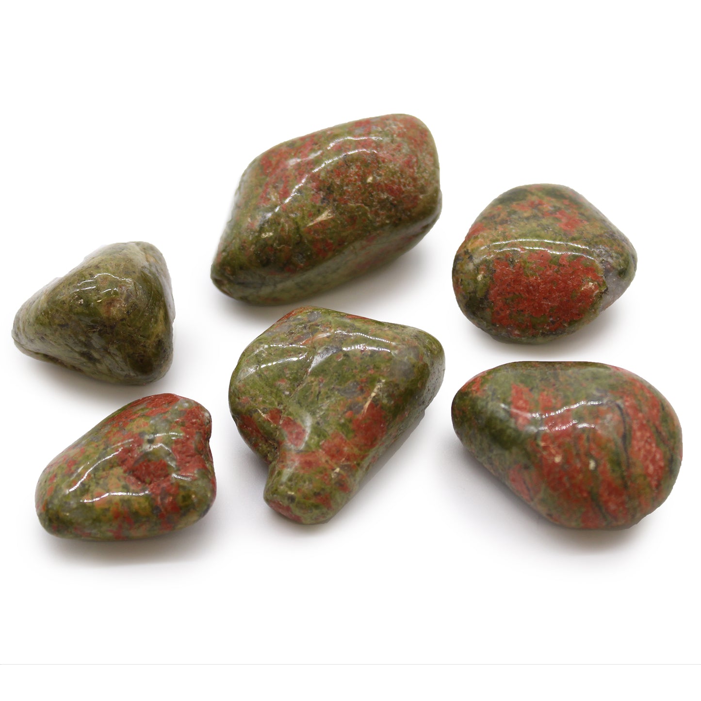 6 x Large / Naturally Selected African Tumble Stones H - Z