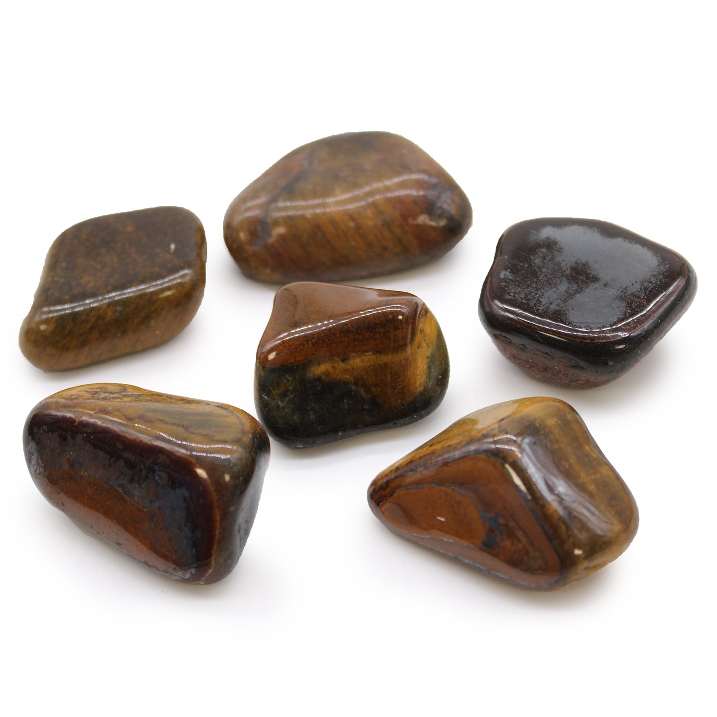 6 x Large / Naturally Selected African Tumble Stones H - Z