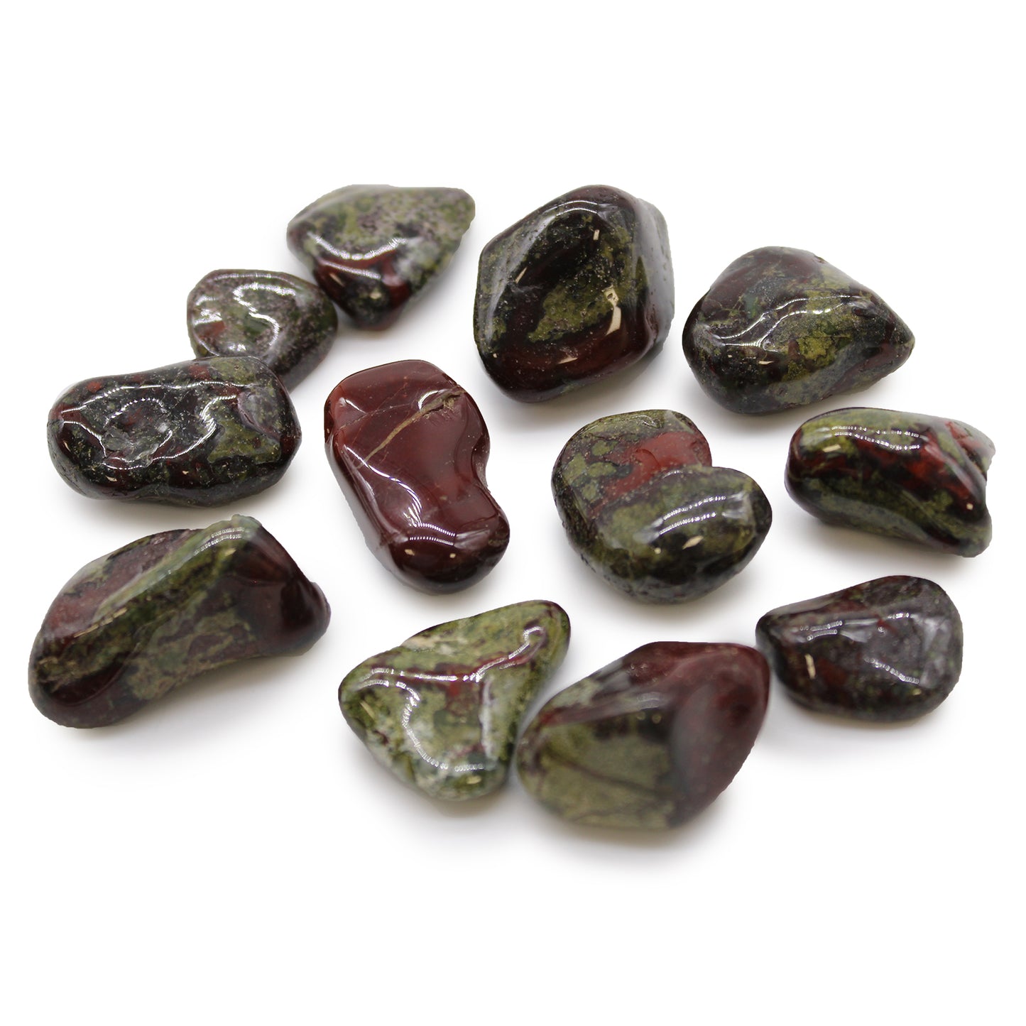 12 x Medium / Naturally Selected African Tumble Stones A - G