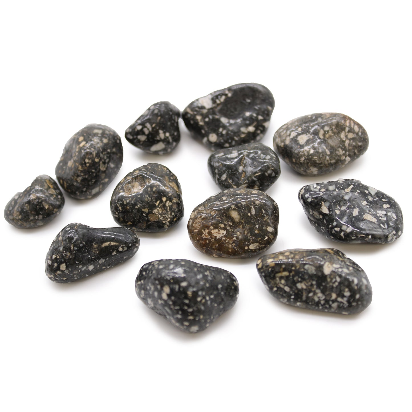 12 x Medium / Naturally Selected African Tumble Stones A - G