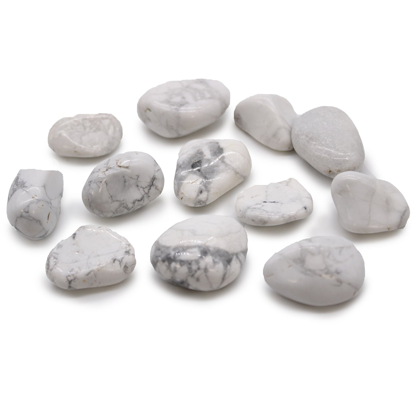 12 x Medium / Naturally Selected African Tumble Stones J - Z