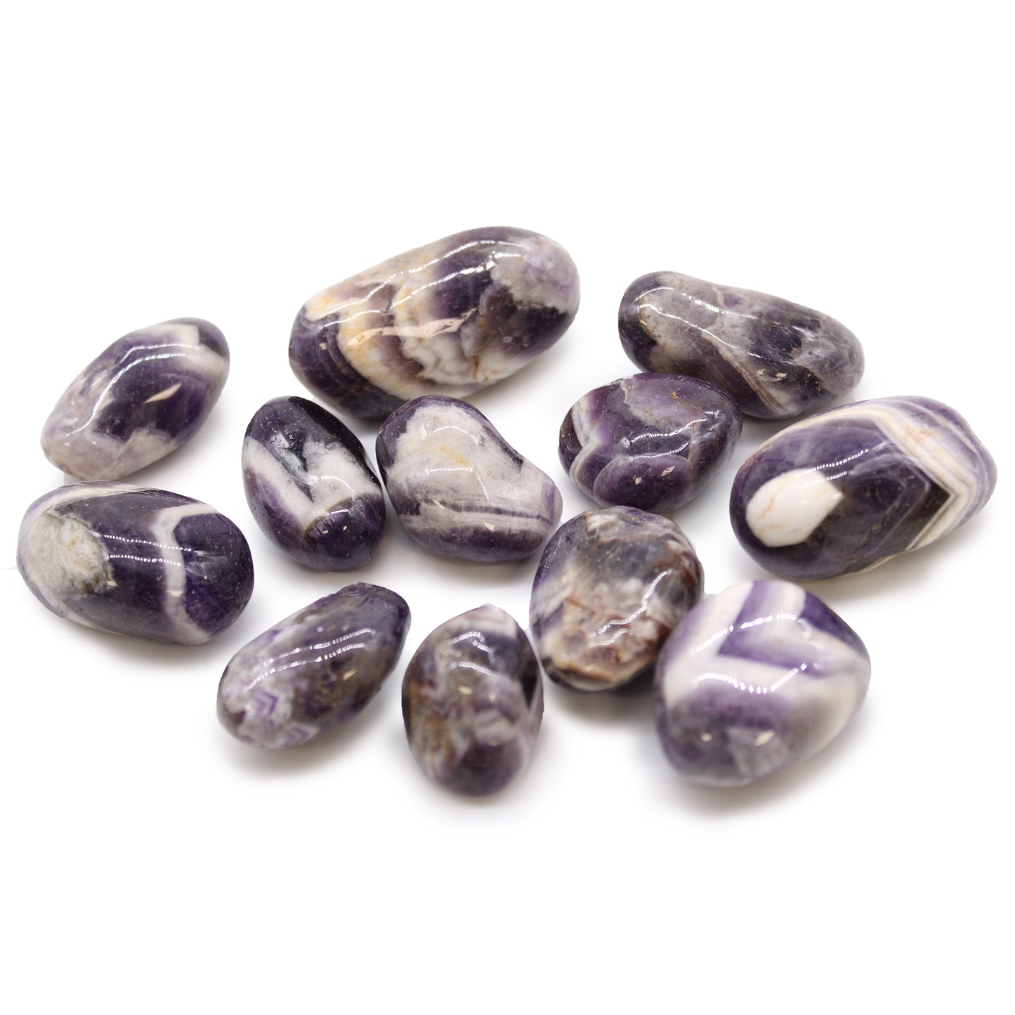 12 x Medium / Naturally Selected African Tumble Stones A - G