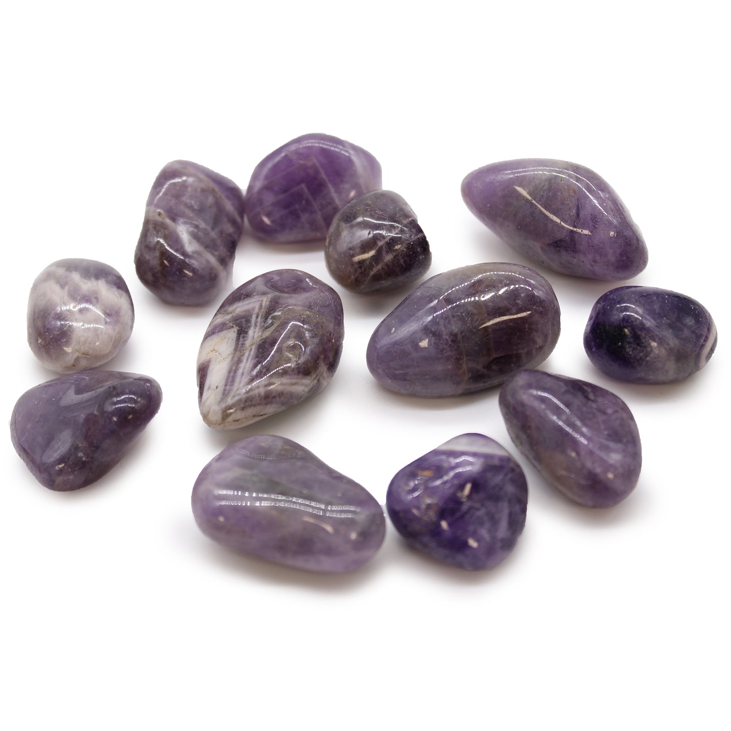 12 x Medium / Naturally Selected African Tumble Stones A - G