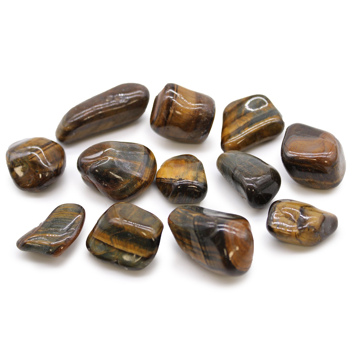 12 x Medium / Naturally Selected African Tumble Stones J - Z