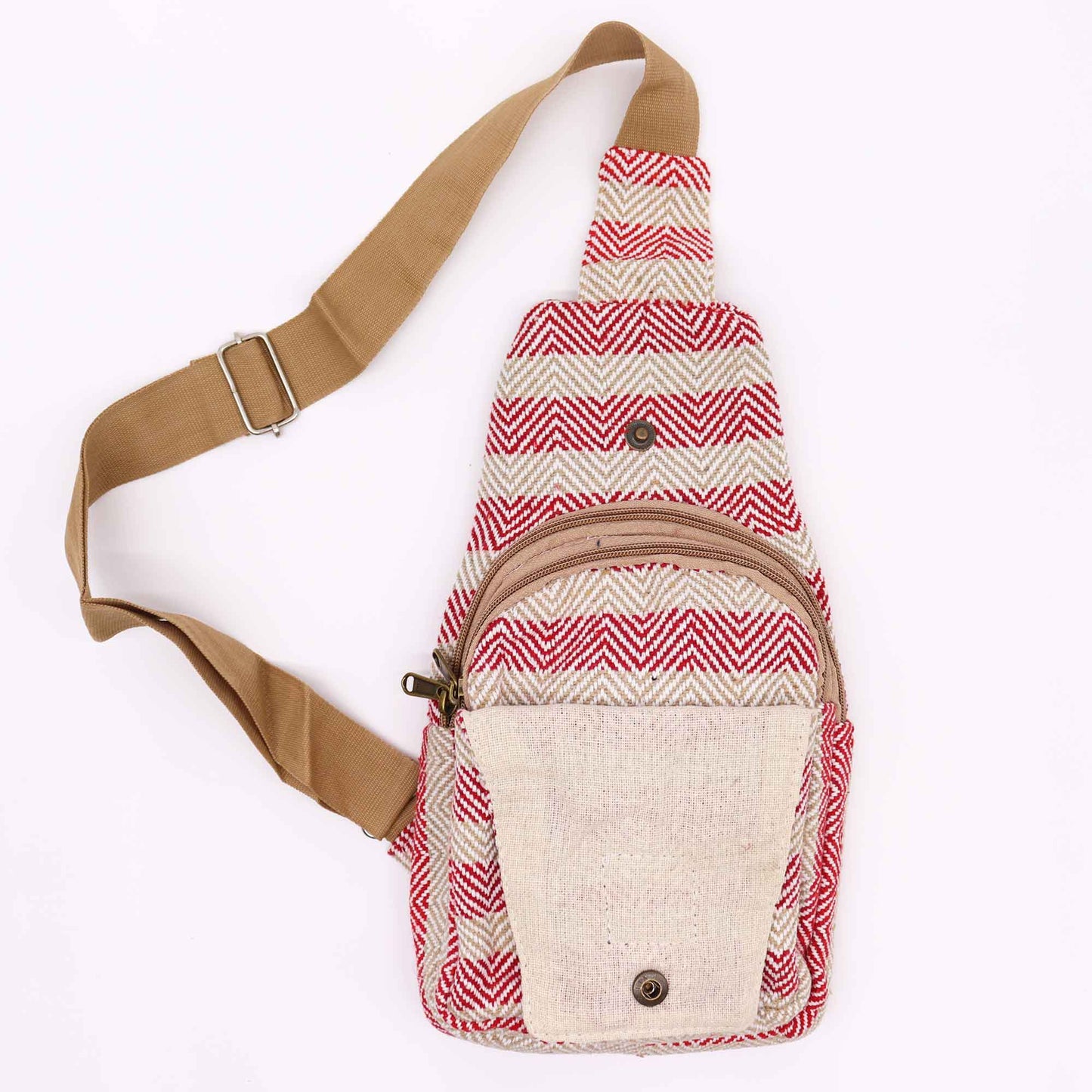 Spacious and Stylish Natural Cotton Cross-Body Bags / Various Colours