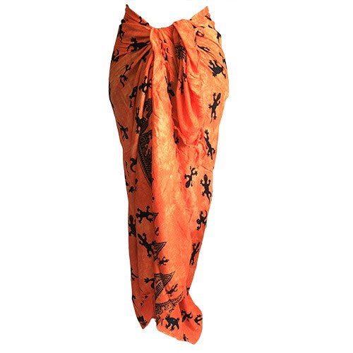 Bali Gecko Sarongs or Scarves