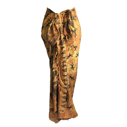 Bali Gecko Sarongs or Scarves