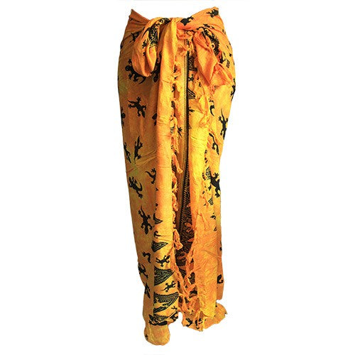 Bali Gecko Sarongs or Scarves