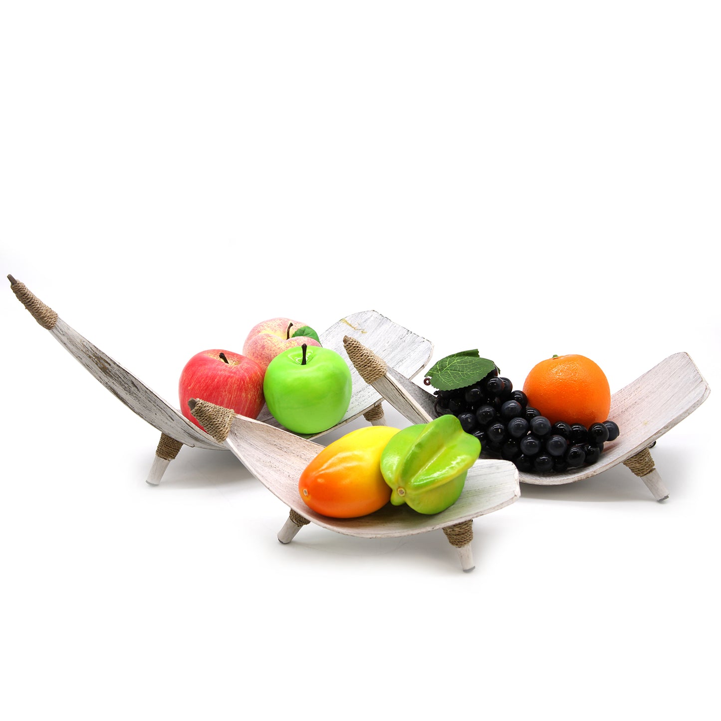 Coconut Leaf Eco-Friendly Fruit Bowl Set of 3