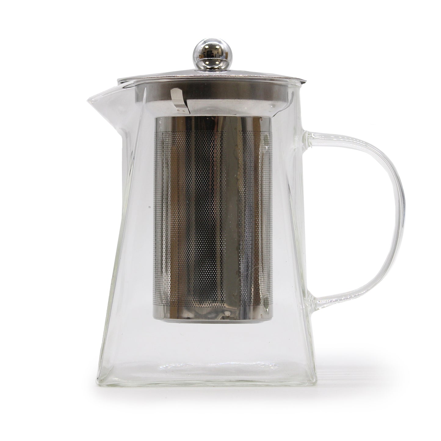 750 ml Glass Tower Shaped Infuser Teapot