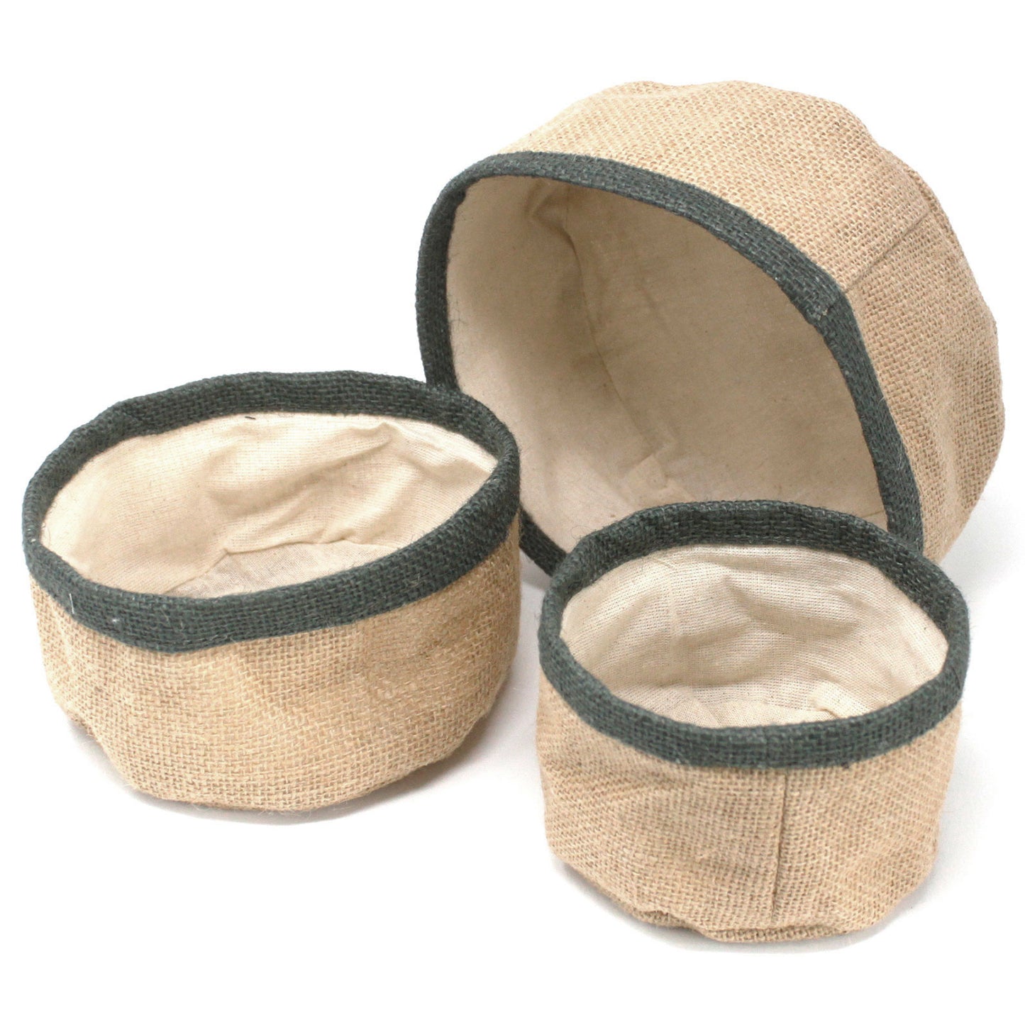 Natural Eco-Friendly Set of 3 Jute Baskets