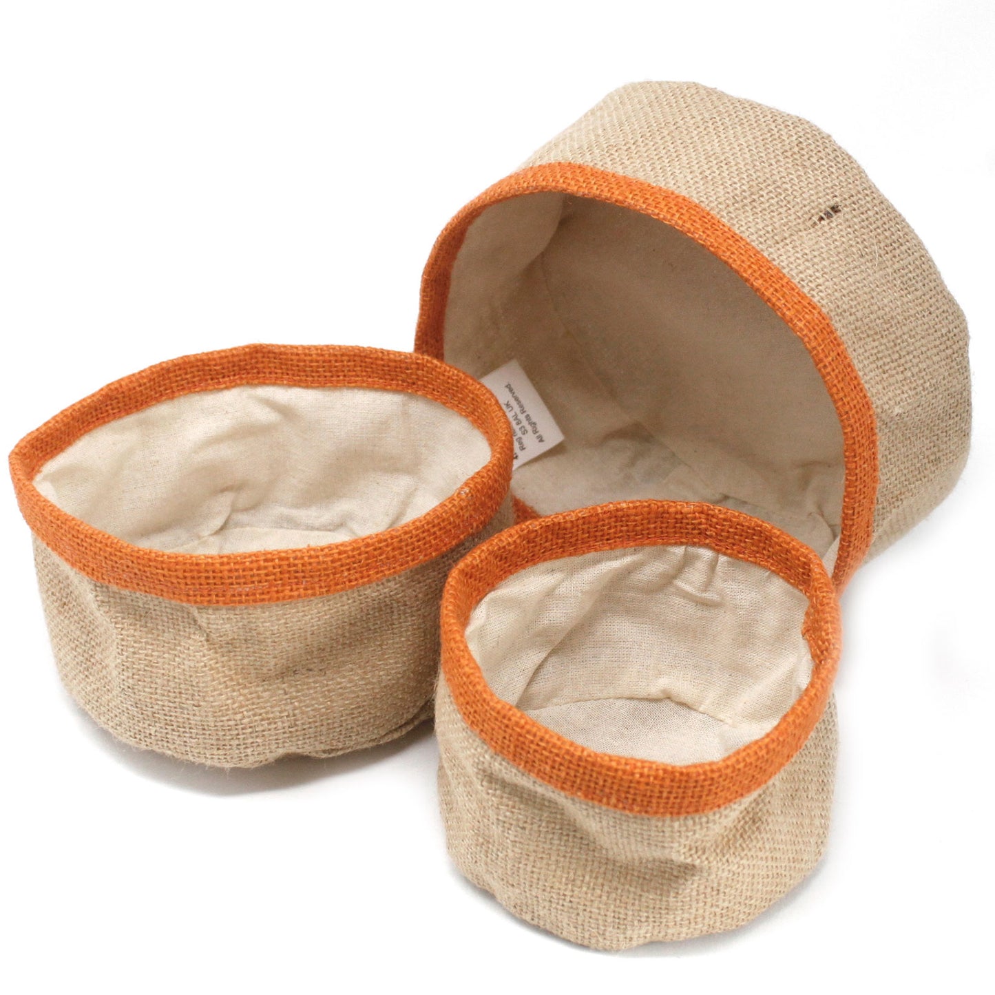 Natural Eco-Friendly Set of 3 Jute Baskets