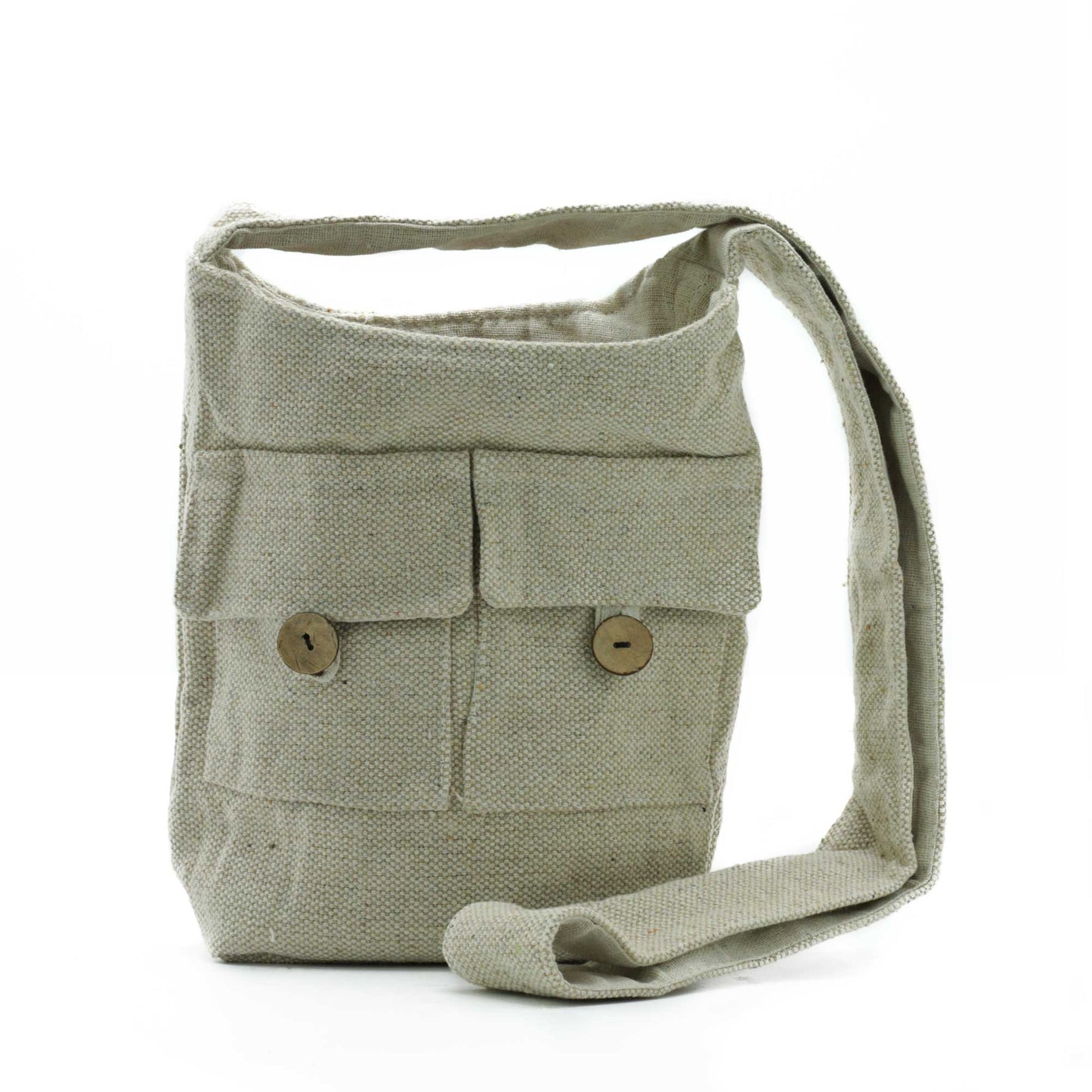 Eco-Chic Natural Tones Eco-Friendly Two Pocket Bags / Various Colours and Sizes