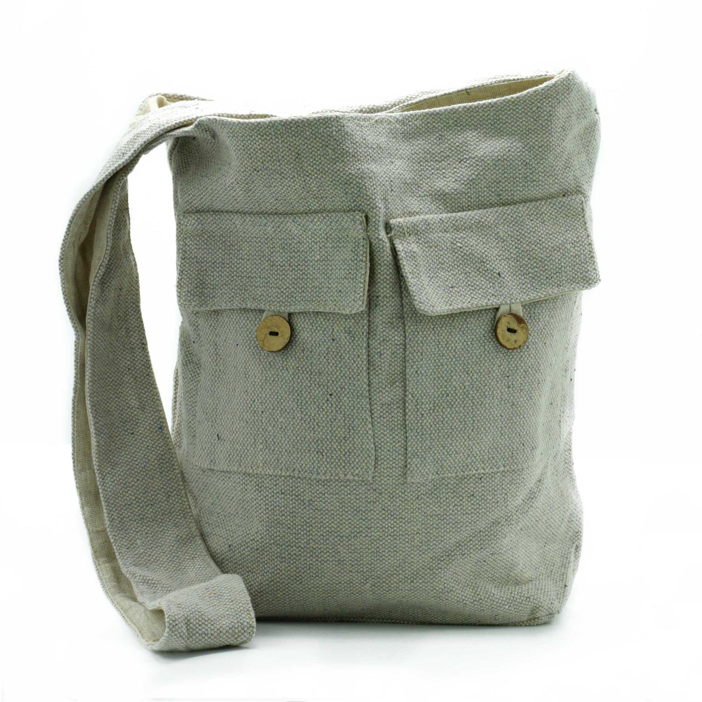 Eco-Chic Natural Tones Eco-Friendly Two Pocket Bags / Various Colours and Sizes