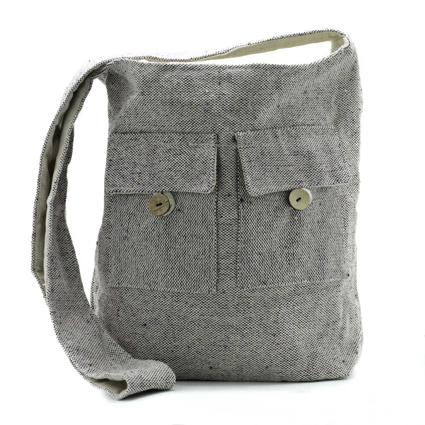 Eco-Chic Natural Tones Eco-Friendly Two Pocket Bags / Various Colours and Sizes