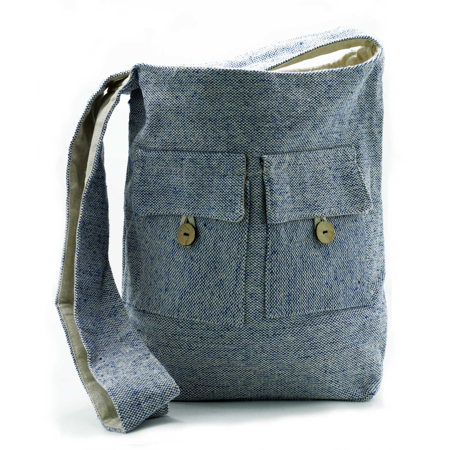 Eco-Chic Natural Tones Eco-Friendly Two Pocket Bags / Various Colours and Sizes