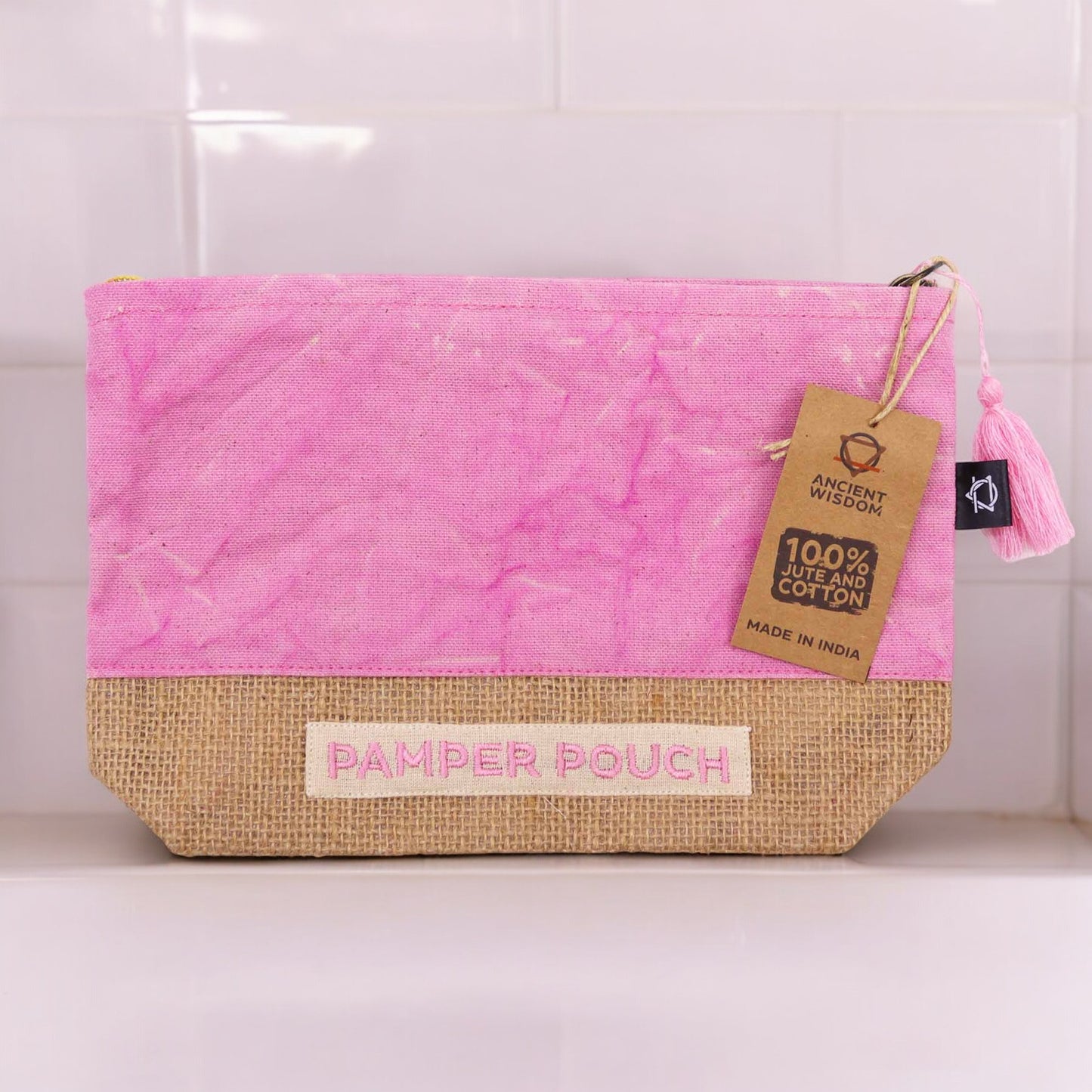 Jute and Cotton Eco-Friendly Pamper Pouch