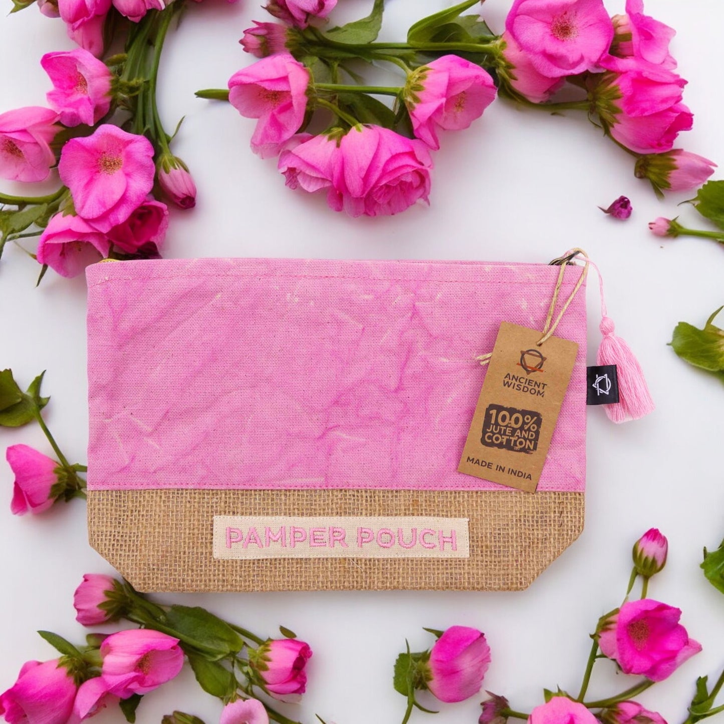 Jute and Cotton Eco-Friendly Pamper Pouch