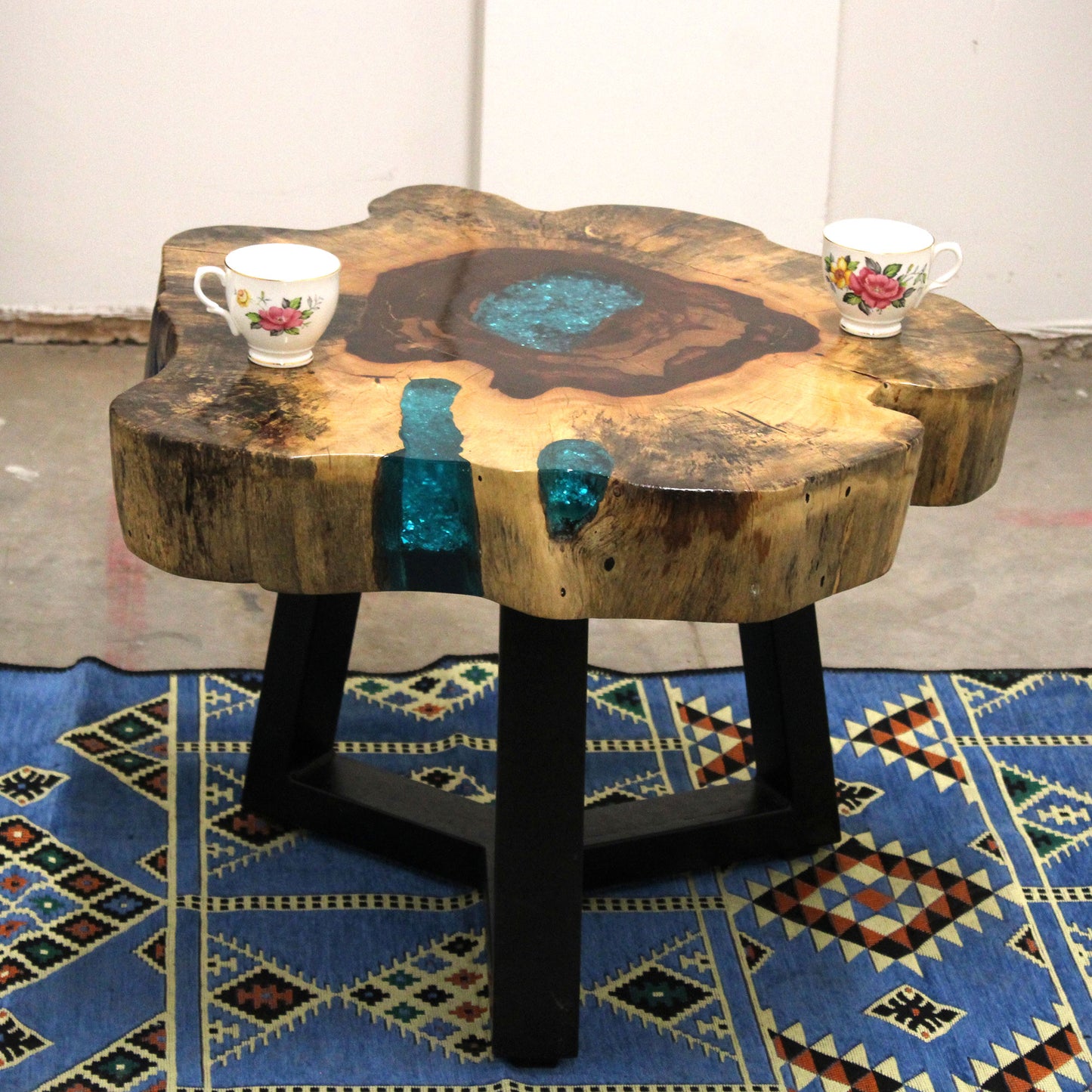 Tamarind and Resin Unique Coffee Table