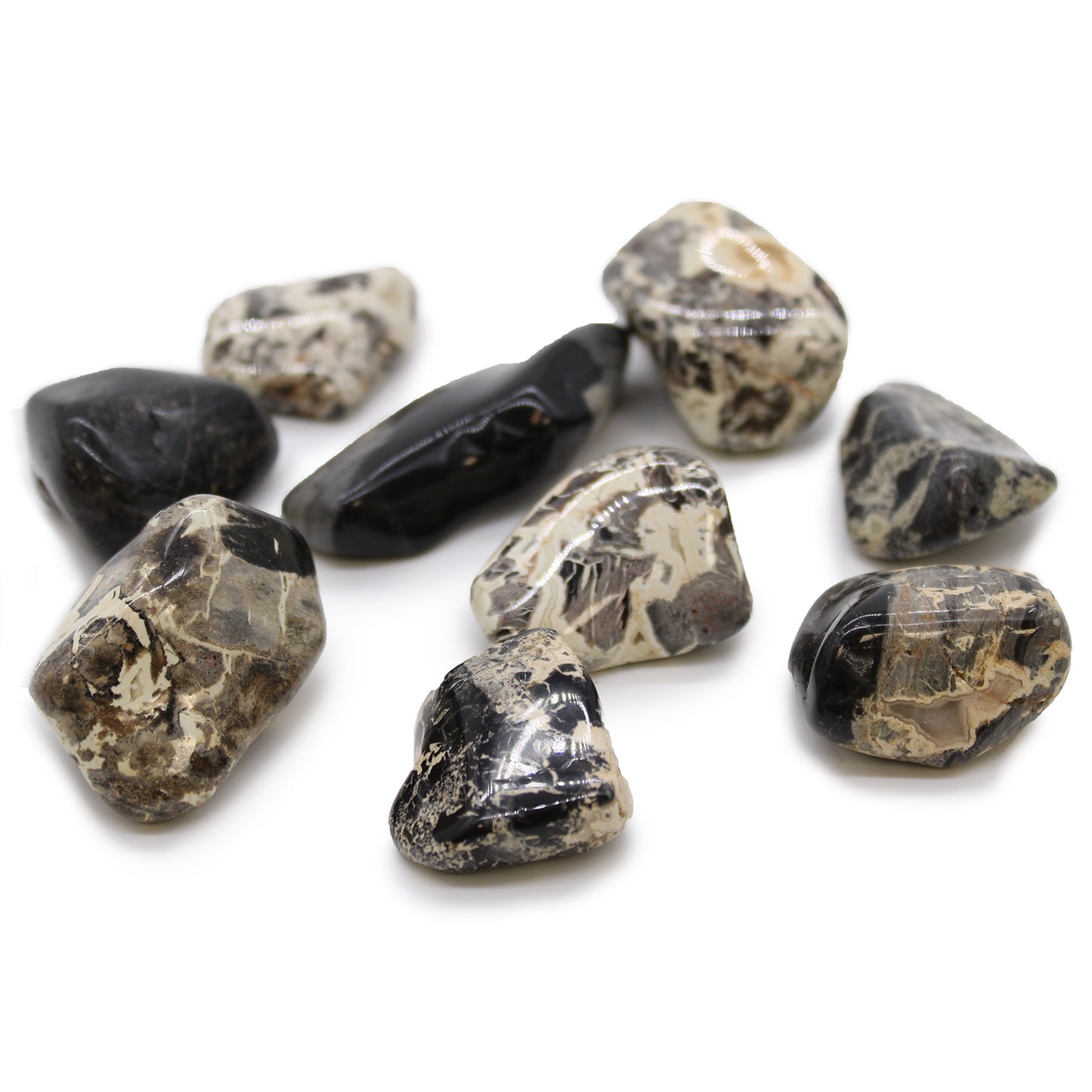 18 x Extra Large / Naturally Selected African Tumble Stones H - Z