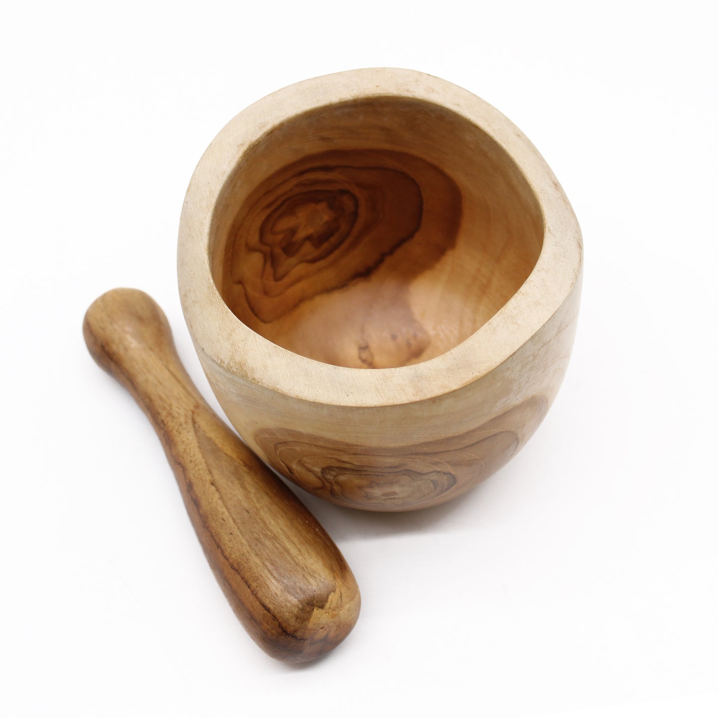 Large / Ergo Teak Pestle & Mortar