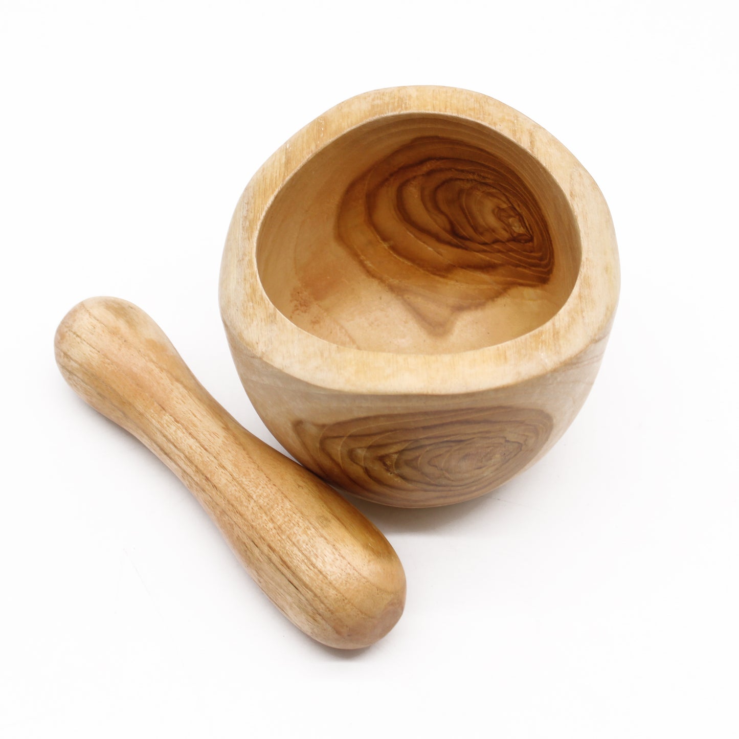 Medium / Ergo Teak Pestle & Mortar