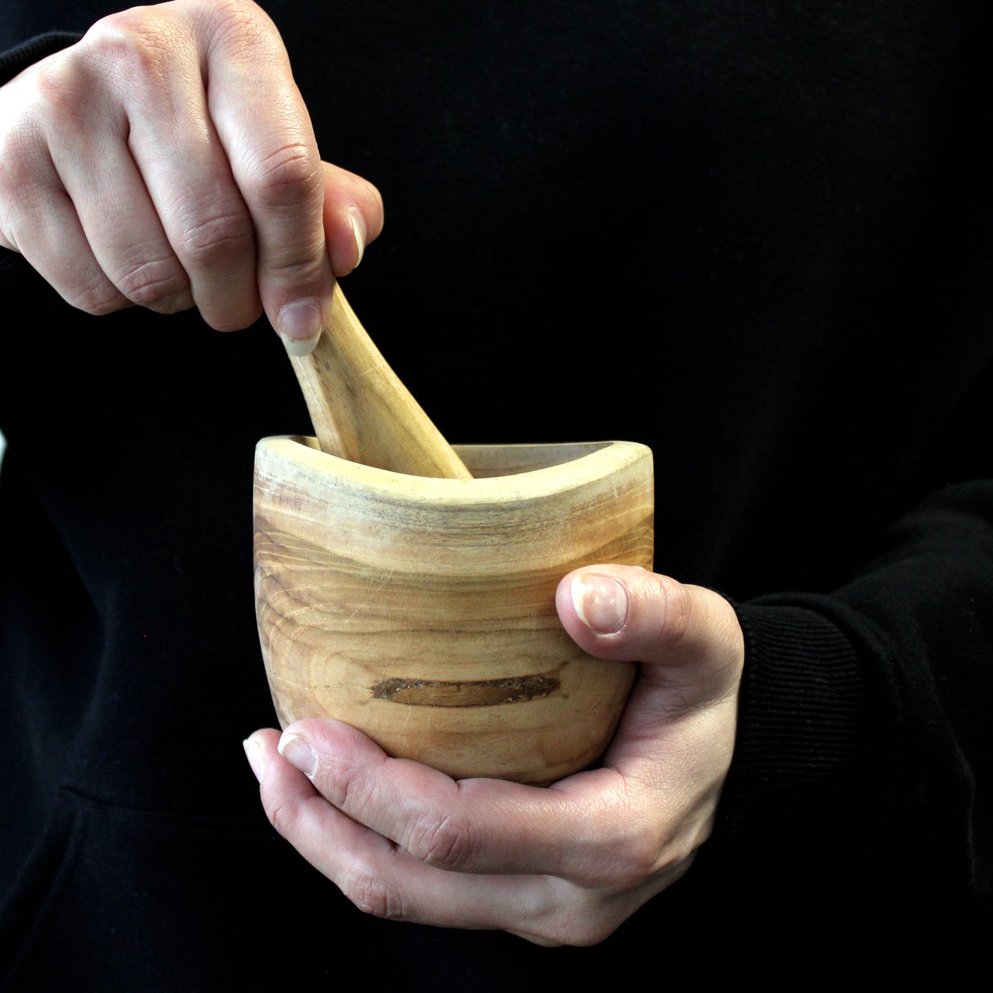 Small / Ergo Teak Pestle & Mortar