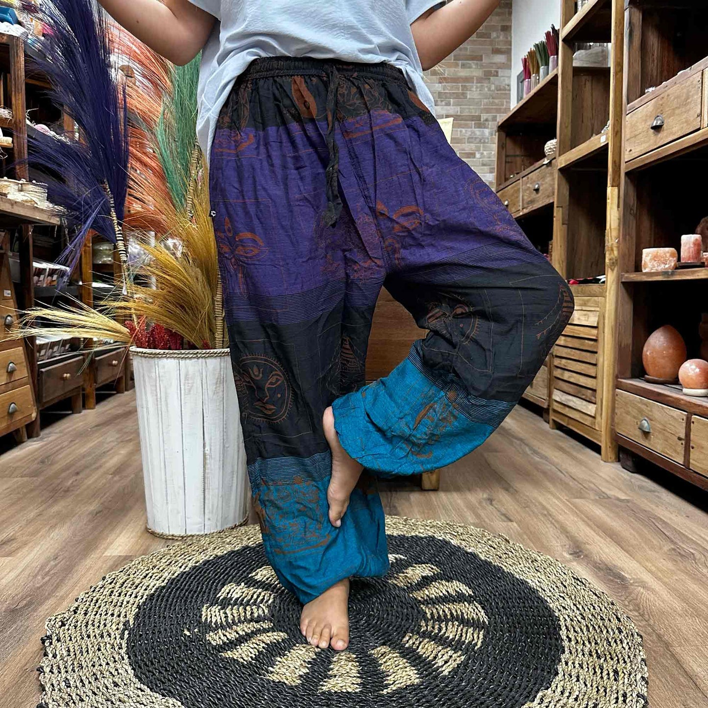 Nepal Eco-Friendly 100% Cotton Unisex Yoga and Festival Pants